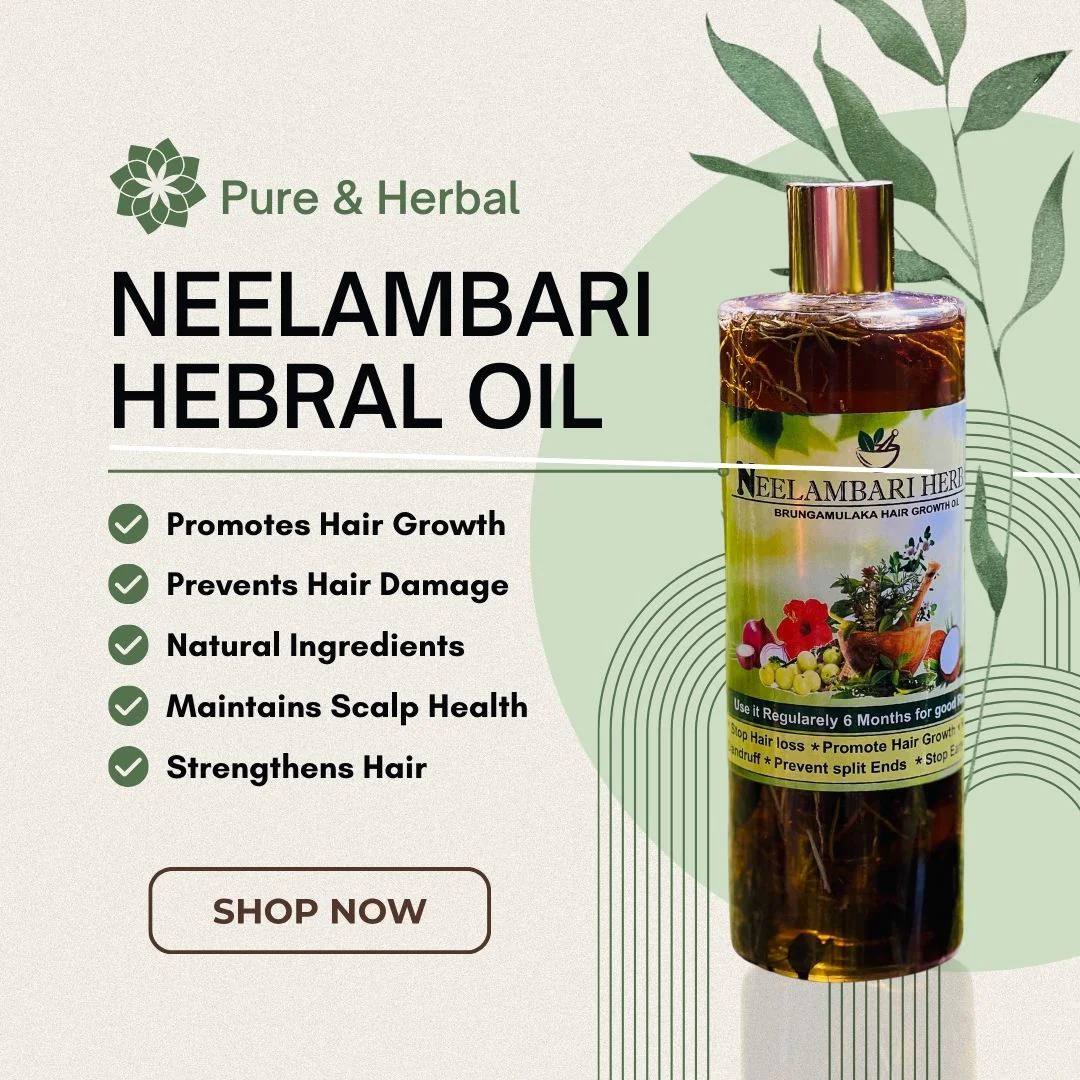 Adivasi Neelambari Herbal Hair Oil 125ML (Buy 1 Get 1 Free)
